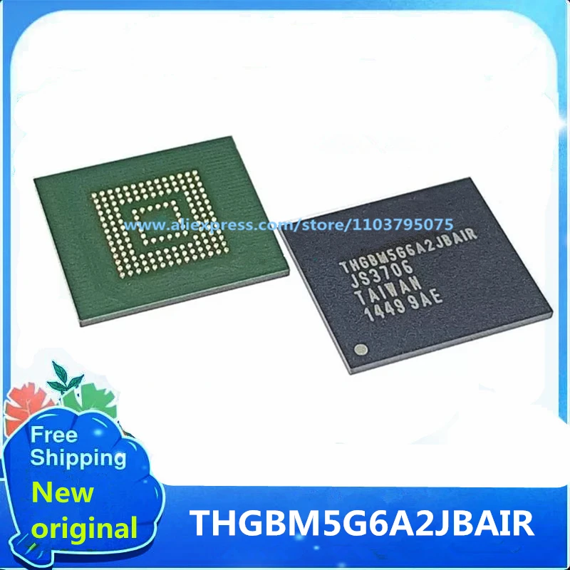 5PCS~20PCS/LOT 100% New Original THGBM5G6A2JBAIR 5G6A 8G EMMC4.5 BGA153 Spot sales