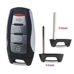 Replacement 4 Bottons Car Smart Remote Key Case Fob Shell for Great Wall Haval Hover H1 H4 H6 H7 H9 F5 F7 H2S C30 C50 GMW Coupe