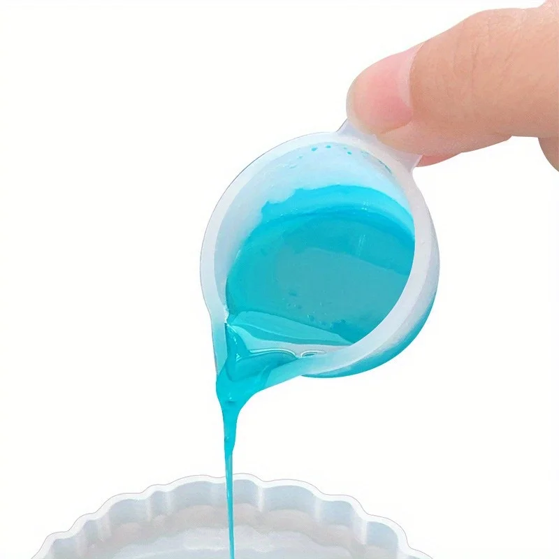 

6pcs Reusable No-rinse Measuring Cup Set: An Ideal Choice For Handmade Crafts And Soap Production