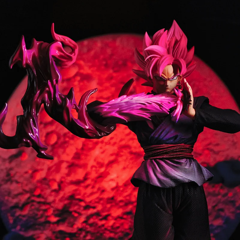 JT Statue Dragon Ball Z 38cm Goku Figur Zamasu JT Super Saiyan Actionfigur Statue Sammlermodell Deko-Spielzeug Weihnachtsgeschenk