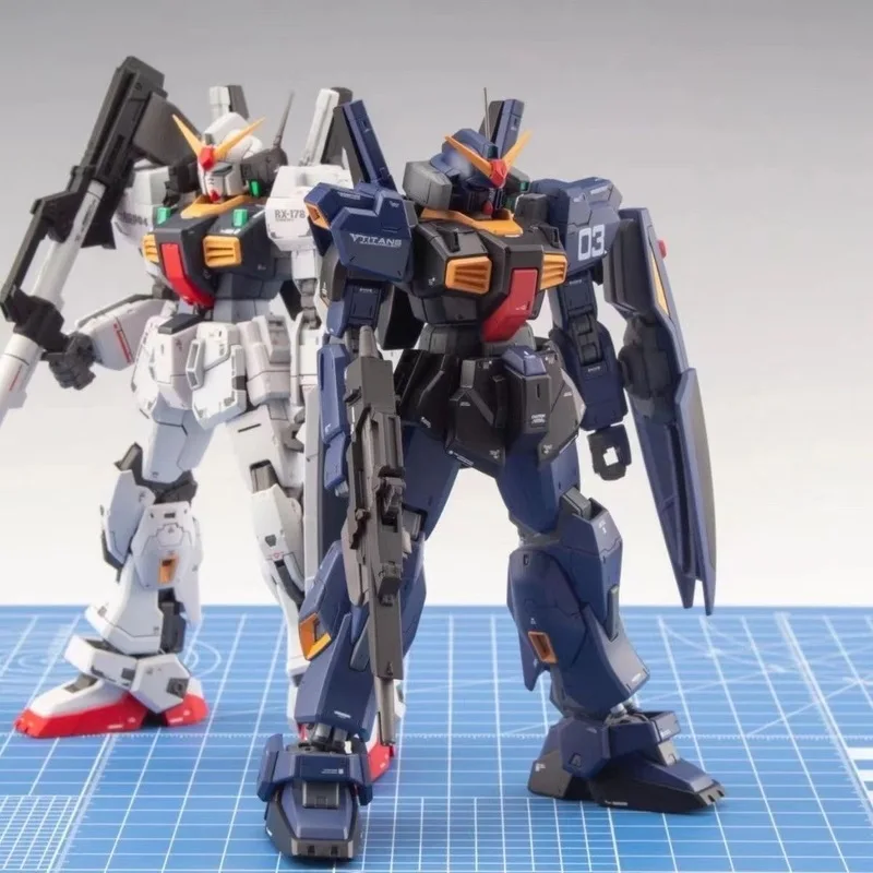 Mk2 신생아 듀얼 컬러 구성표 Hg 1/144 유니콘 Mech 장난감 조립 모델 액션 피규어 데스크탑 장식 Collectible BoyGift
