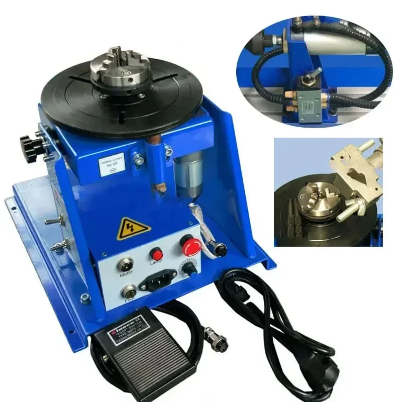 

110V/220V rotating welded positioner welding turntable locator 10 kg welding tool soldering station