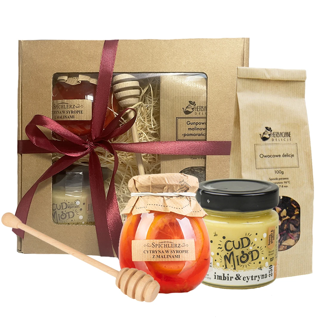 Zestaw Prezentowy Kawa syropy czekolada herbata Święta