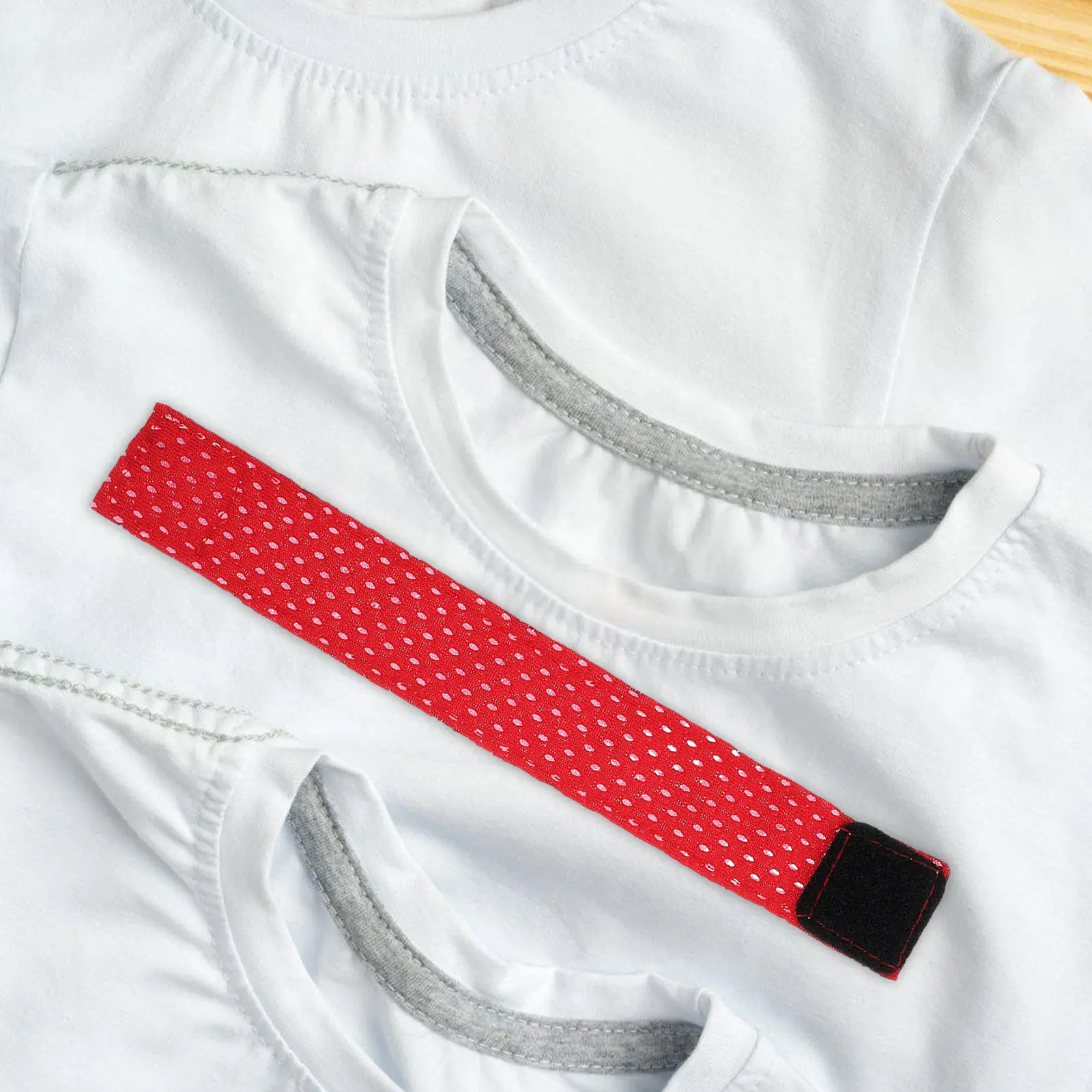 6Pcs Sleeve Straps Adjustable Elastic Anti-Slip Sports Sleeve Holders Fasteners for Running Sports Elastic Band