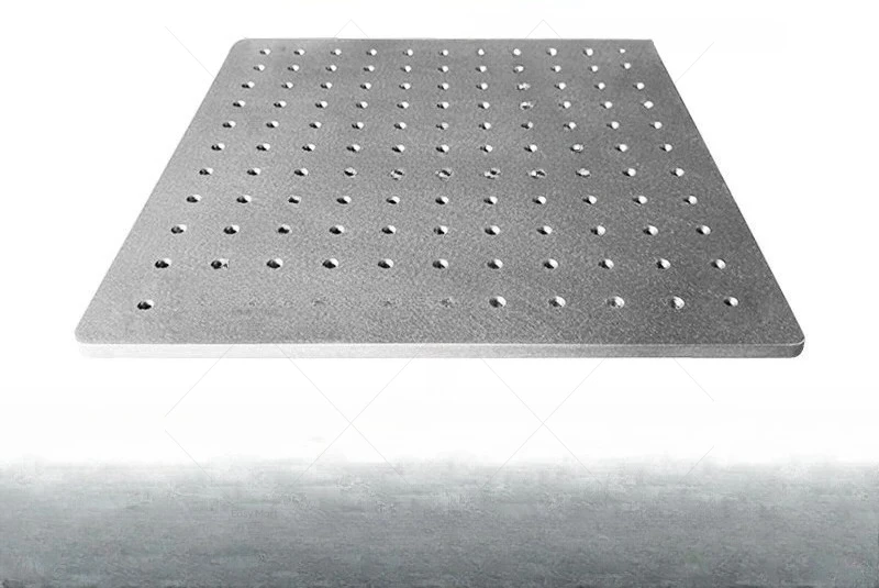 300x300mm High Magnetic Permeability Optical Flat Plate Optical Stainless Steel Breadboard Steel Optical Workbench