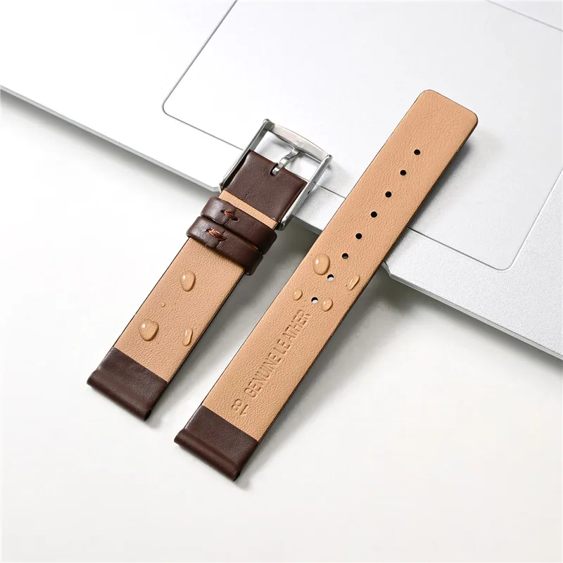 Ремешок из натуральной кожи 18 мм, 20 мм, 22 мм для CK K2G211 K2Y211, мужской и женский браслет из воловьей кожи, сменный браслет, аксессуары для часов