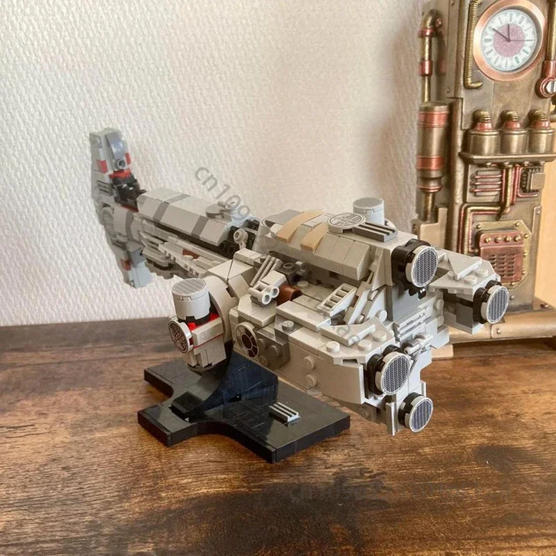 NEW Hammerhead Corvette Midi Scale Star Battle Spaceship Building Blocks Creative Starship Series Assemble Bricks Kid Toys Gift view 5