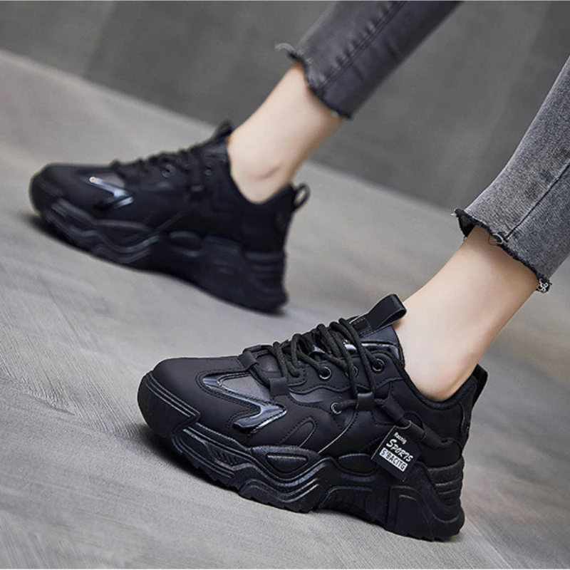 Sneakers for Women with Free Shipping 2022 Designer Platform Casual Sports Running Vulcanized White Shoes Female Chunky Sneaker