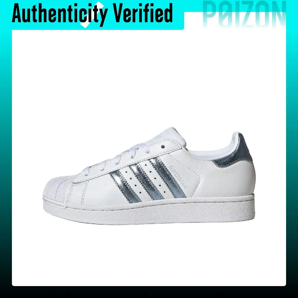 Adidas Originals Superstar 2 Skate Shoes Women's White/Crystal Blue LA7739