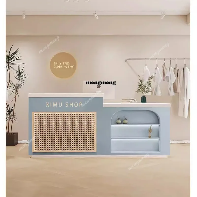 

Дизайнерская зеленая стойка ресепшн для клиники, длинная классическая стойка для приема посетителей, мебель для салона красоты и офиса