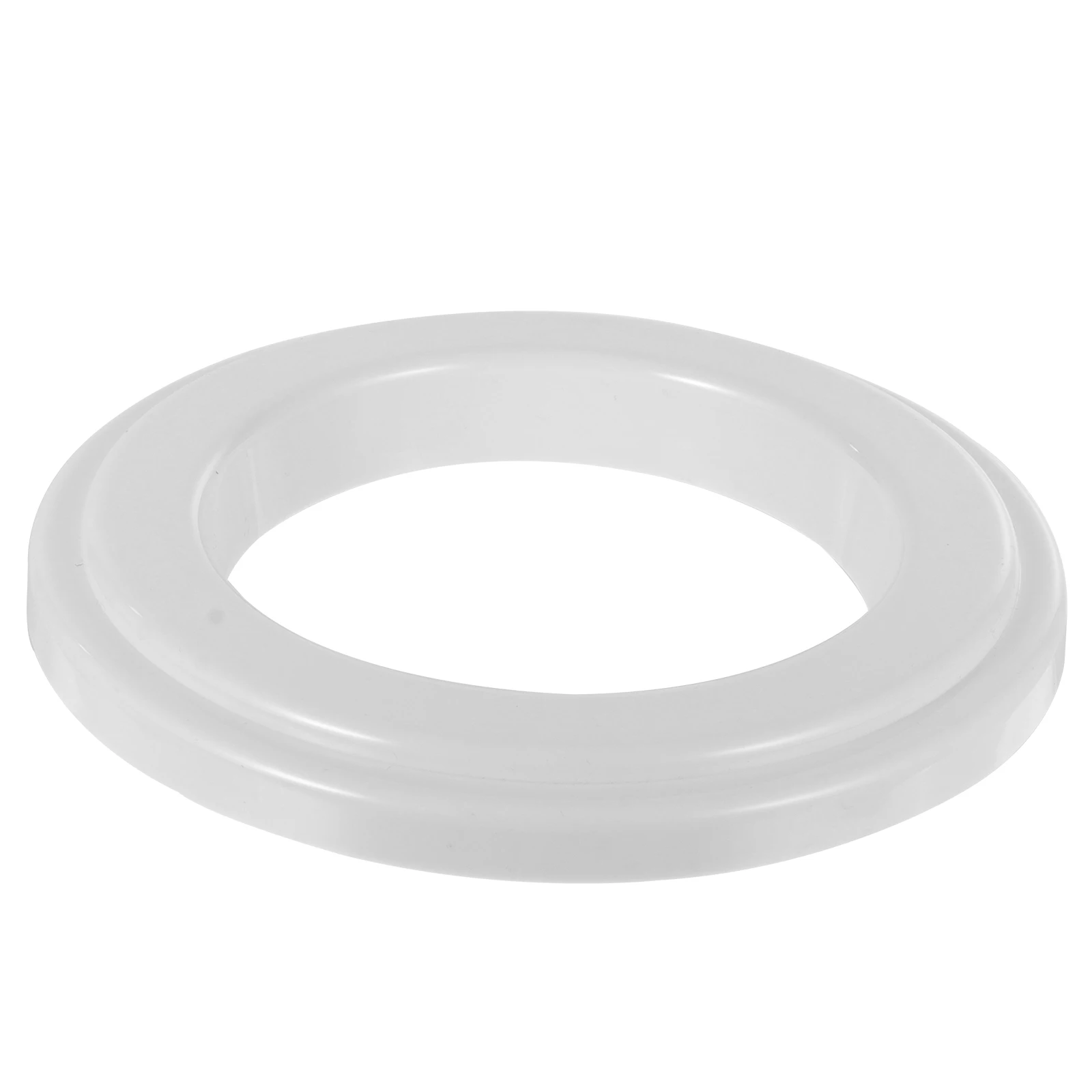 

Aluminum Alloy Pizza Saucing Ring Baking Tray White Pan Sauce Deep Add Veggies Cheese Bacon Kitchen Practical Easy