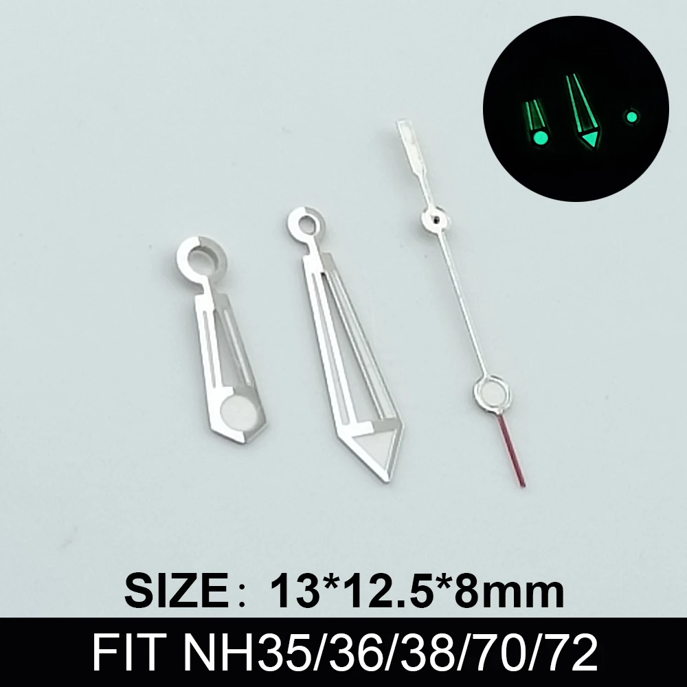 NH35 NH36 Green Luminous Watch Hands for Automatic Movement watch accessories Watch Parts For Wristwatches