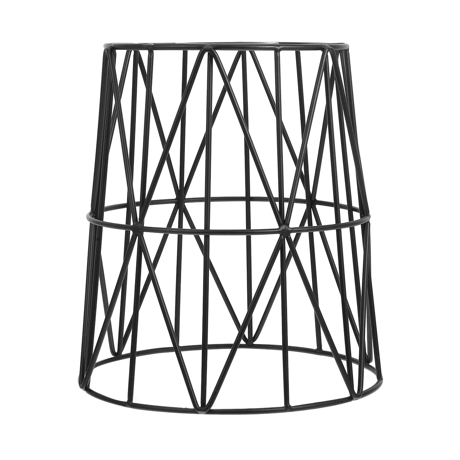

Vintage Metal Lampshade Retro Iron Wire Hollow Ceiling Light Shade Hanging Pendant Lamp Shade Decorative Lamp Bulb Cage for Home