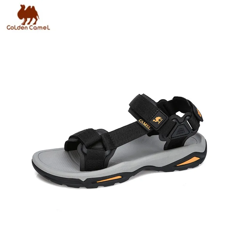 GOLDEN CAMEL Men's Sandals Summer 2023 Lightweight Beach Shoes for Men Non-slip Outdoor Beach Man Sandal Slippers Flip Flops