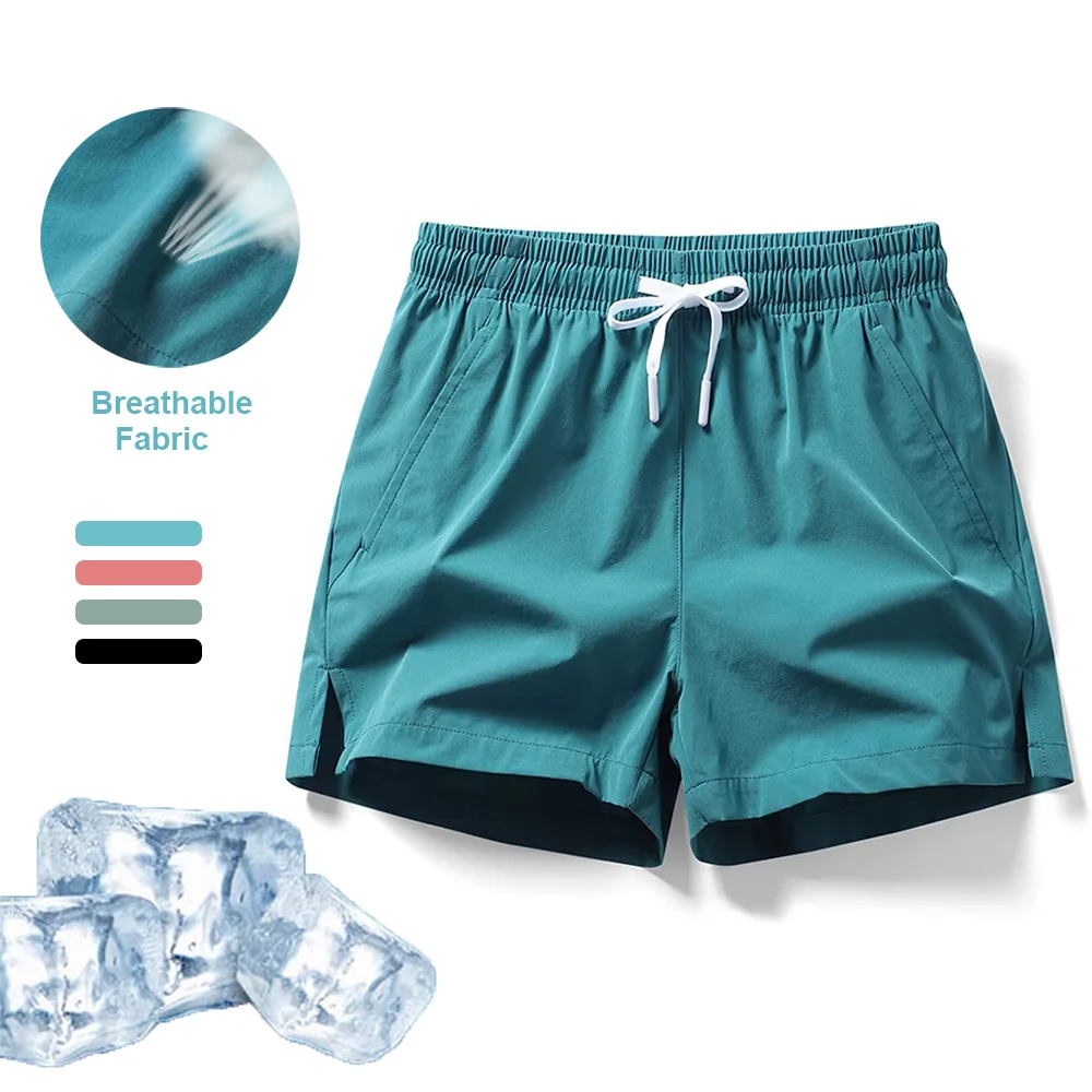

Summer New Sweatpants for Men Quick Drying Sports Shorts Basketball Pants Casual Basic Style Male Shorts Cool Feeling