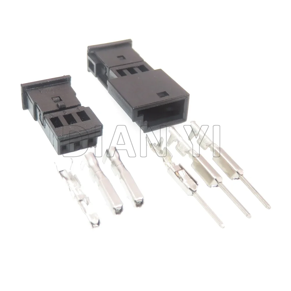 1 Set 3 Way Auto Rainfall Sensor Wire Plug Car Loudspeaker Atmosphere Lamp Socket AC Assembly 1-968700-1 1355620-1 1-1718346-1