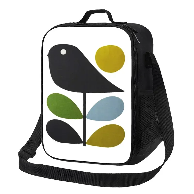 

Многоразовый Ланч-бокс Kiely Orla Stem Bird, женский многофункциональный Ланч-бокс с геометрическим рисунком цветов, Термоизолированный Ланч-бокс для офиса и работы