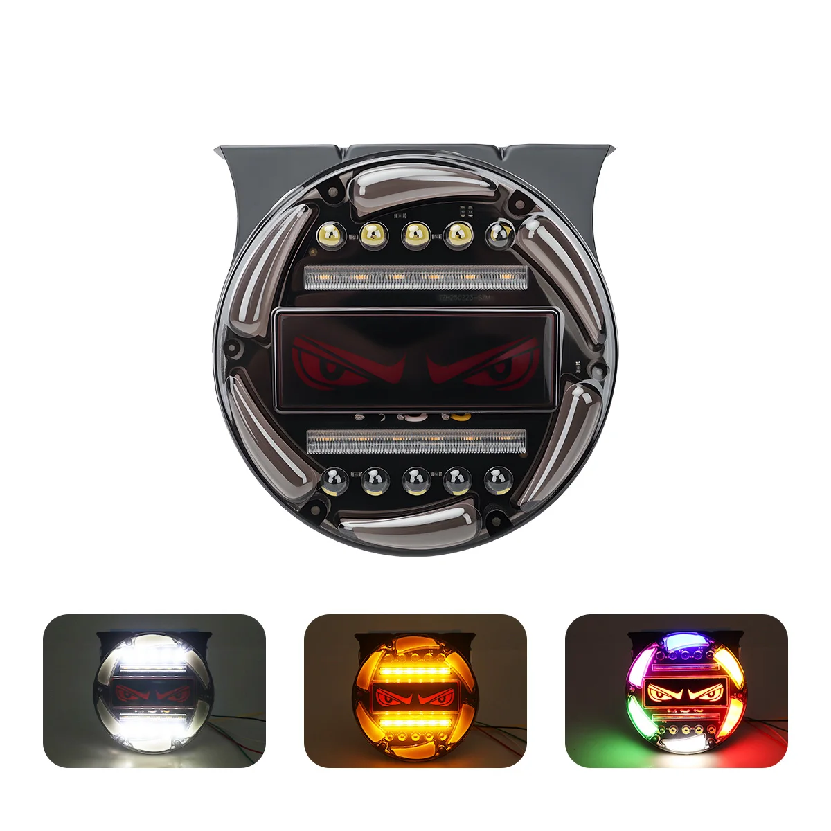Truck Devil Eye Light Multi Mode Strobe Lights Dynamic For Demon Eye Light for Trucks 12 24V ABS Accent Road Side Glow
