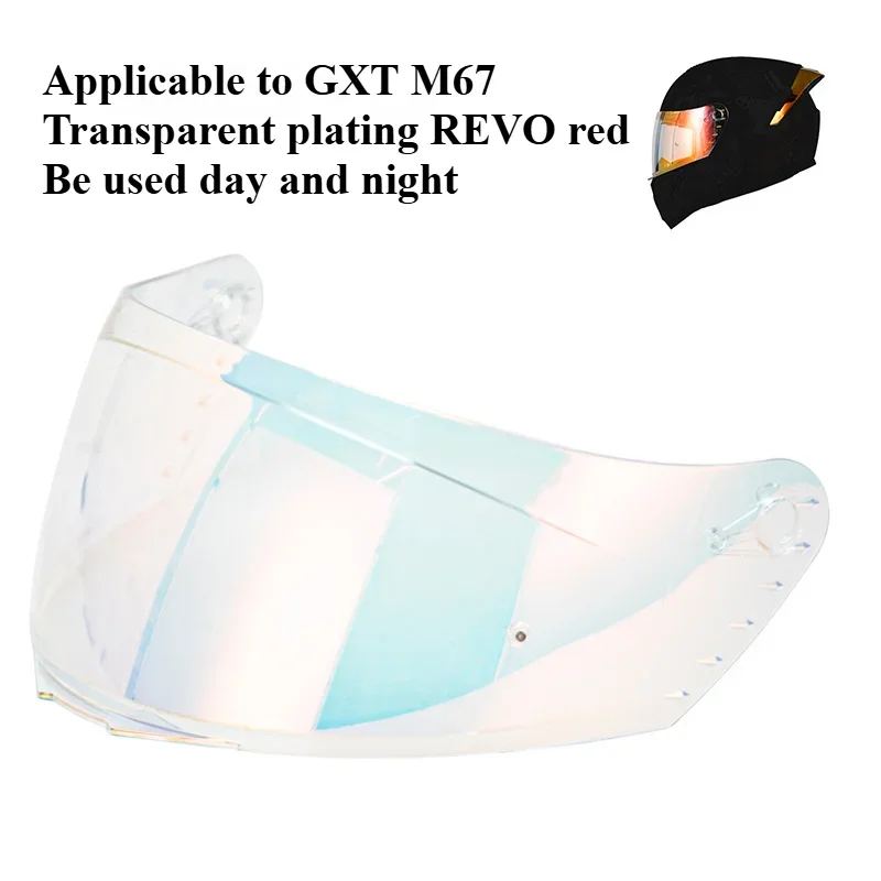 For GXT Helmet Glass Motorcycle Helmet Visor for GXT M67 Face Guard Full Face Helmet Lens，New