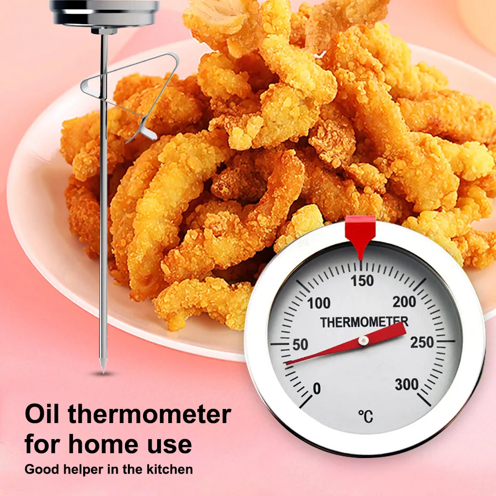 Frying Cooking Thermometer Fast Read Meat BBQ Oven Temperature Gauge Coffee Chocolate Professional Home Chef Gadgets 150mm