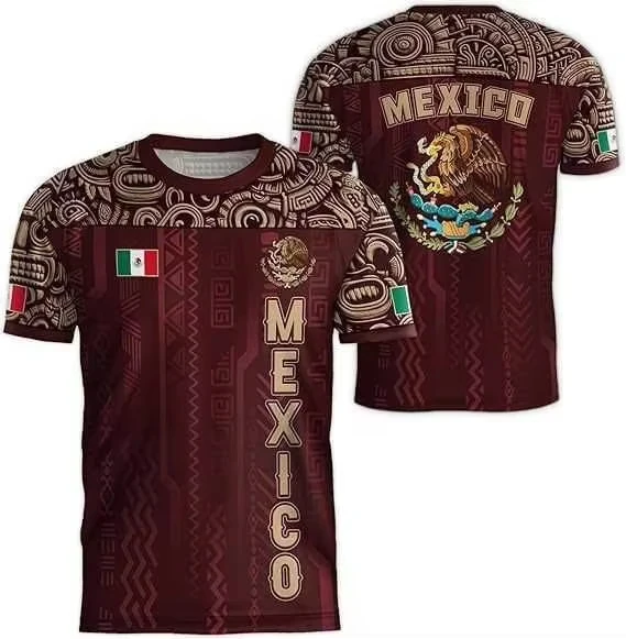 Mexico 2026 Football Jersey National Flag Print Home Away Soccer Shirt Team Kit Fanwear for Men and Women