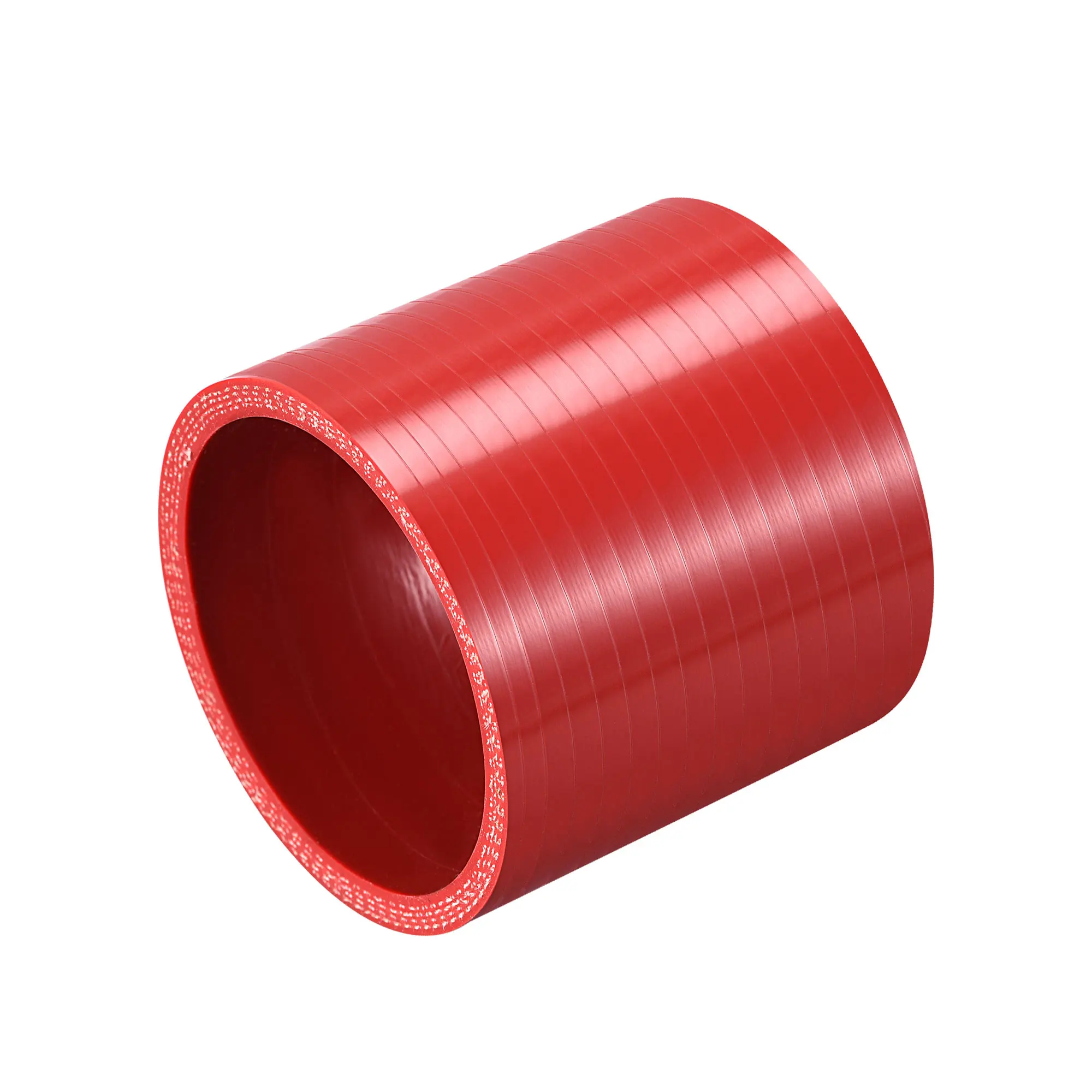 UXCELL 25mm-80mm Inner Dia. High Performance Straight Silicone Coupler Pipe Reinforced Straight Hose Turbo Intake Pipe Red