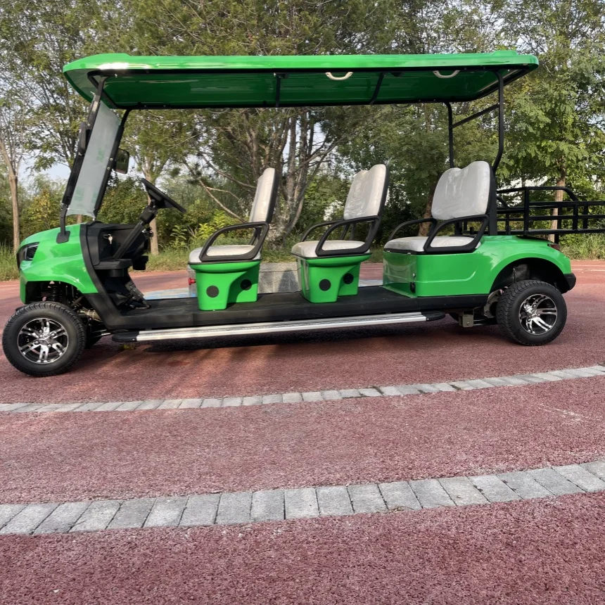 Affordable Club Electric Golf Cart For Sale 72V Lithium Comfortable 4 Seater Electric Golf Cart All-Terrain Off-Road Vehicle