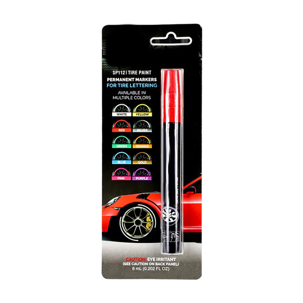 Car Tire Sidewall Lettering White Letter Paint Marker Pen Cars Trucks Motorcycles Car Wash & Maintenance