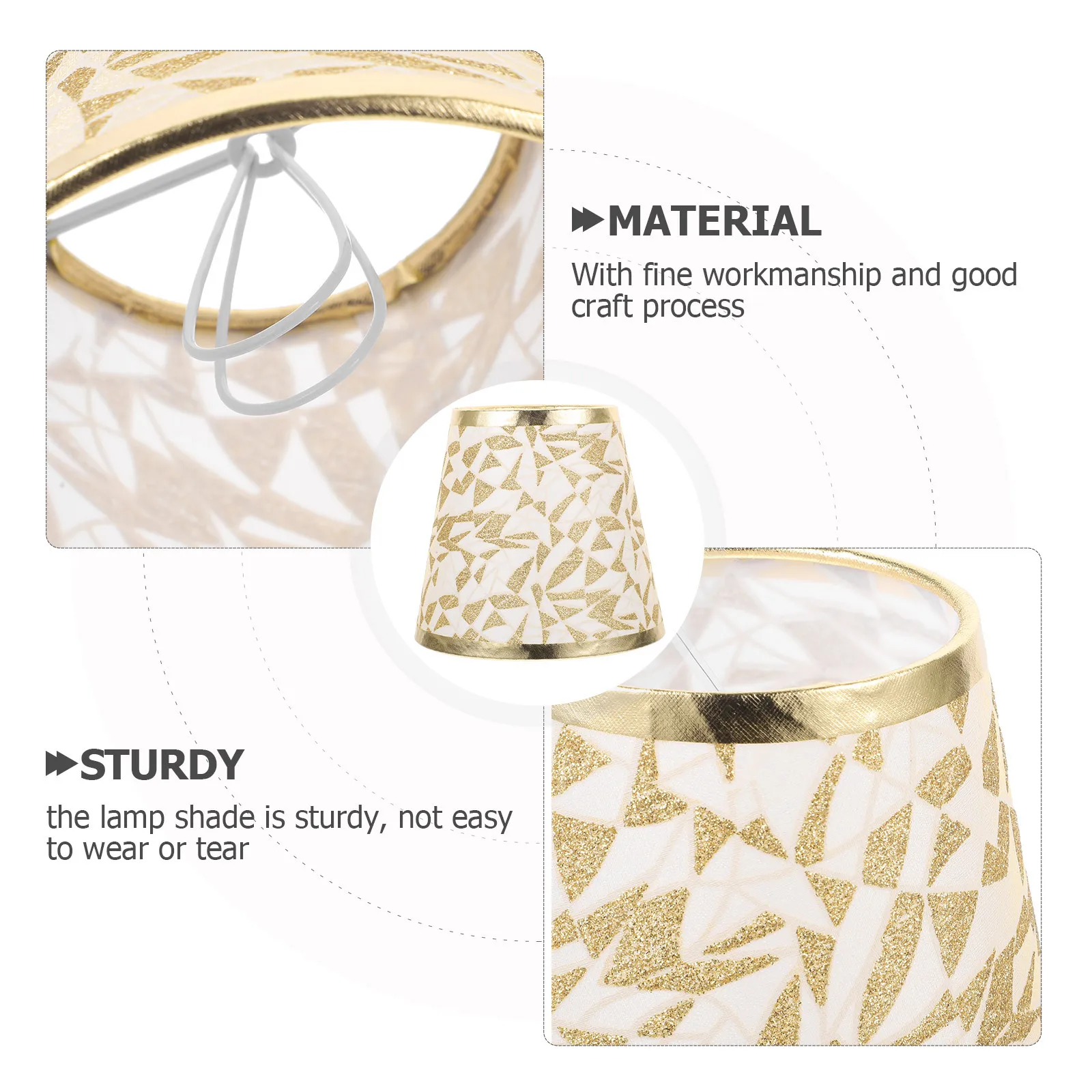 

Modern Reusable Diamond Lampshade PVC Iron Material Simple Structure Easy Install Decorative Light Cover Mini Lamp Shade