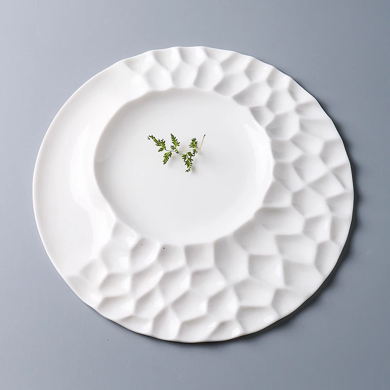 

Creative Ceramic Dinner Dish Steak Plate Home Furnishing Irregular Shaped Tableware Pasta Plate Hotel Restaurant Dessert Dishes