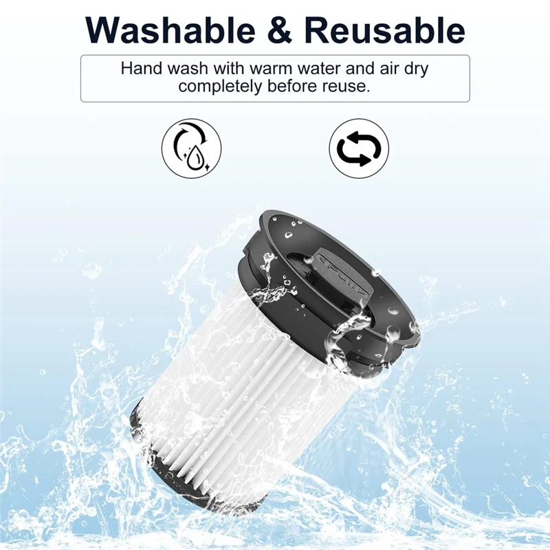 مرشحات YCOC للمكنسة الكهربائية اللاسلكية Triflex HX1 Facelift وHX2، ملحقات مرشح الغبار الدقيق رقم الجزء. 9178017731