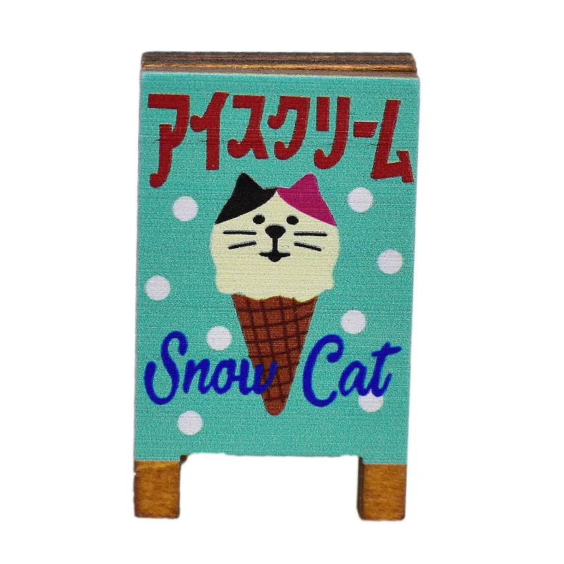 Zakka Apple Window Imitation Wood Background Shooting Prop Board Small Long Table Miniature Food Play Scene Decoration Bench Ice
