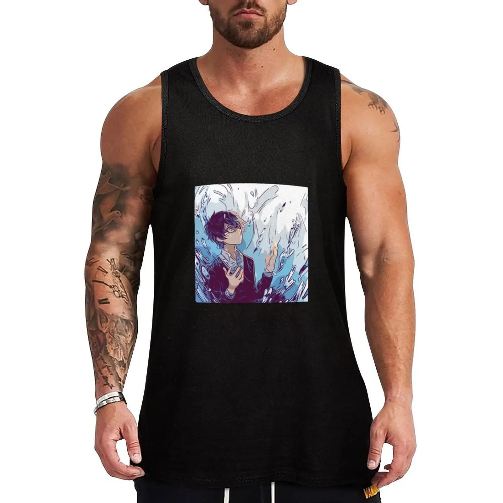 

3-Gatsu no Lion|March Comes In Like a Lion - Kiriyama Rei (Sketch) Tank Top High Stretch Tank Top Athletic Fit Workout Shirt