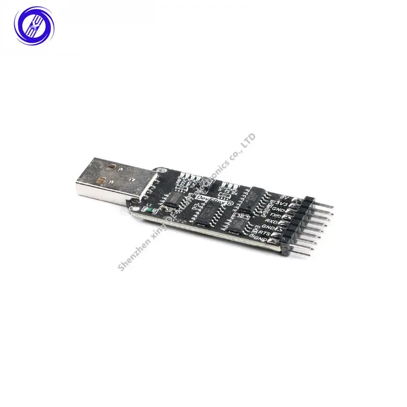 USB Convertor Module Serial Port CH340G CH340 CP2102 to TTL RS485 RS232 Conversion Board Module Ten in one With Cable