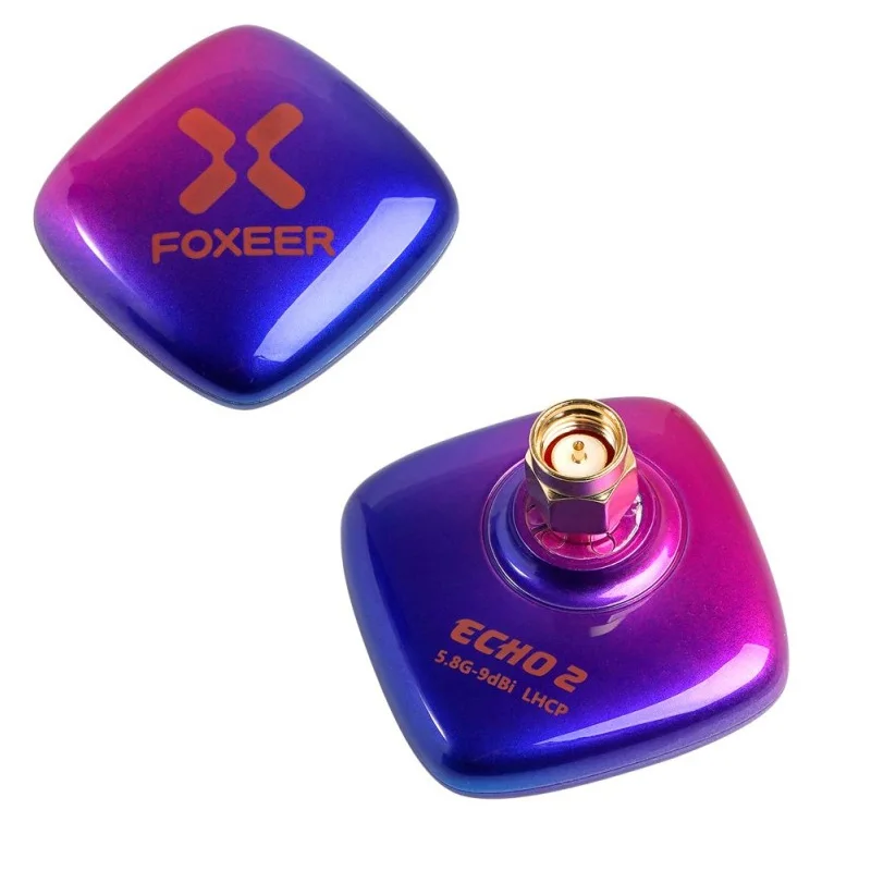 Foxeer ECHO V2 2 5.8GHz 9dBi Flat Panel Antenna LHCP RHCP for RC Airplane FPV Racing Freestyle Drones VTX VRX Goggles Monitor