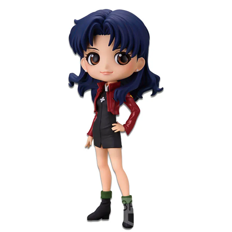 Bandai ต้นฉบับ EVA qposket Katsuragi Misato ของเล่น Action FIGURE Anime สำหรับเด็กหญิงเด็กชายของขวัญเด็กสะสมโมเดลเครื่องประดับ