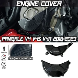 For DUCATI PANIGALE V4 V4S V4R V4SP 2018 2019 2020 2021 2022 2023-2024 Streetfighter V4/S Carbon Fiber Engine cover Protection