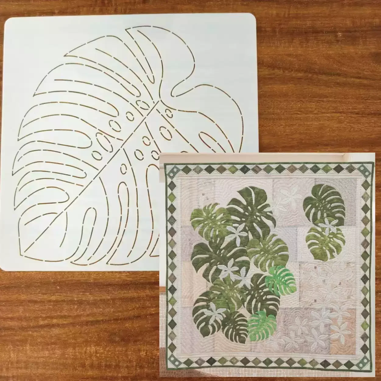 Pochoir de broderie Sashiko mo - Is Sewing Textile Art avis et prix