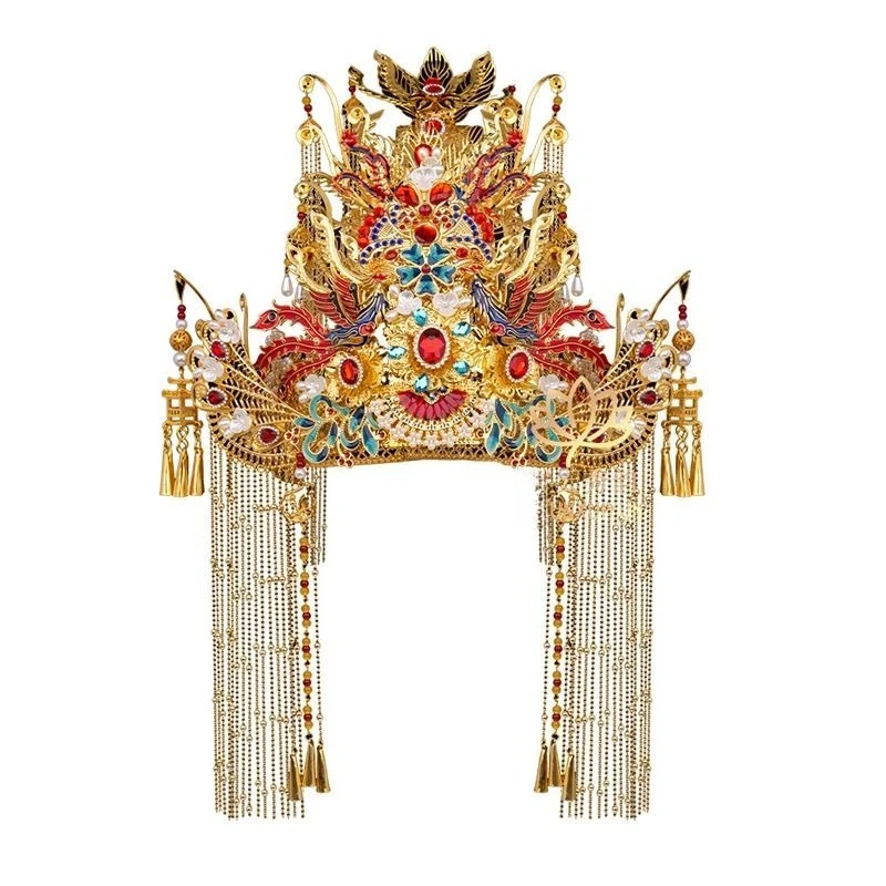 

Phoenix crown Guanyin statue ornament home collection decoration gift