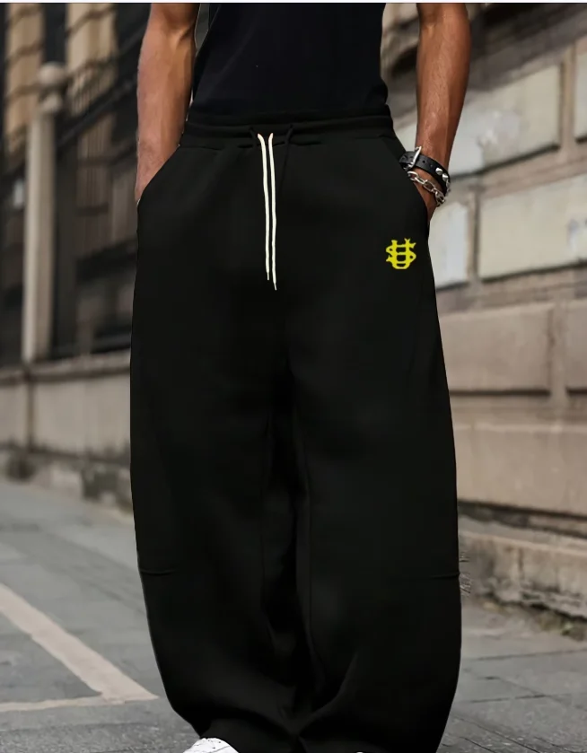 American Knife Street Herren/Kinder Bedruckte Weite Hosen, US-Dollar-Logo Sport-Lange Hosen, Coole und Trendige Herbst-Geschenke für Männer – Detail 9