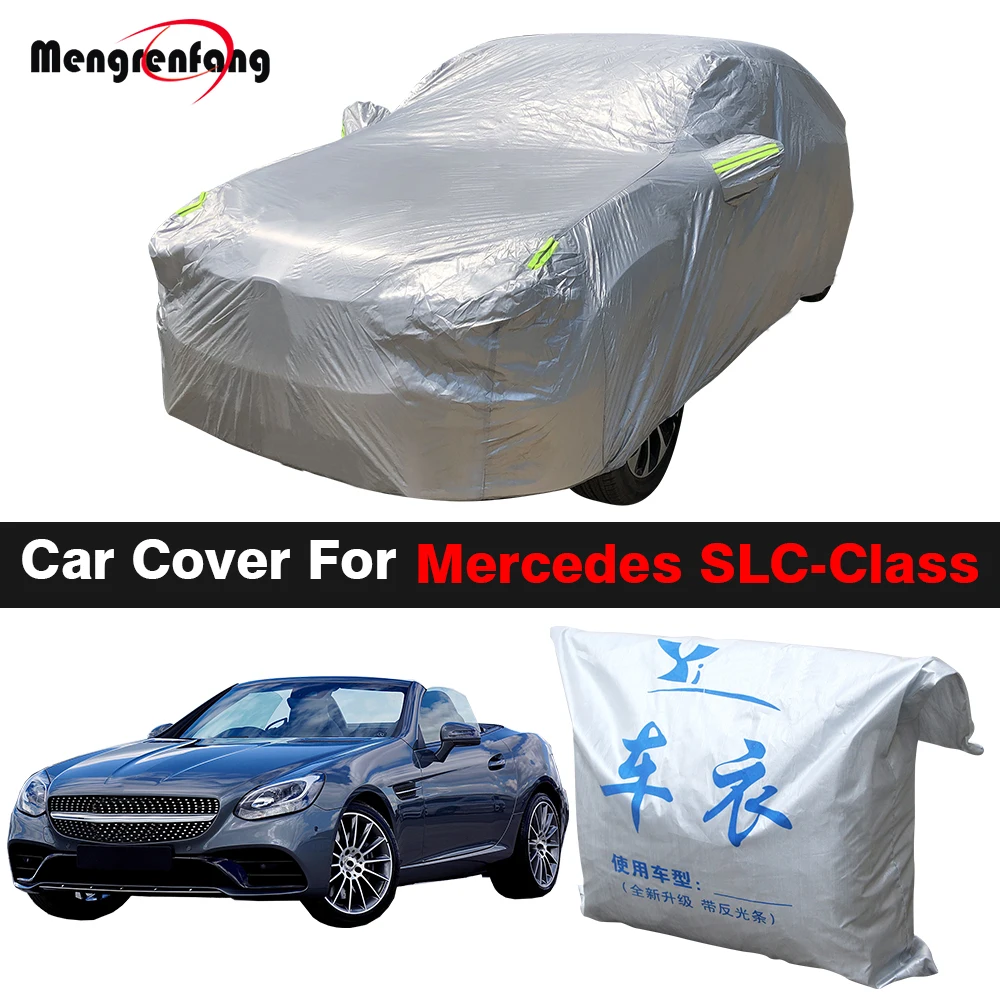 Full Car Cover Sun Shade Snow Rain Protection Cover All Season Suitable For Mercedes Benz SLC-Class SLC180 SLC300 SLC200