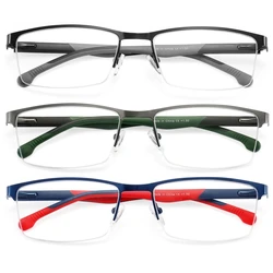 MODFANS 3-Pack Men Blue light blocking Reading Glasses Lightweight Metal Frame Computcer Readers HD Lens Presbyopia Eyewear