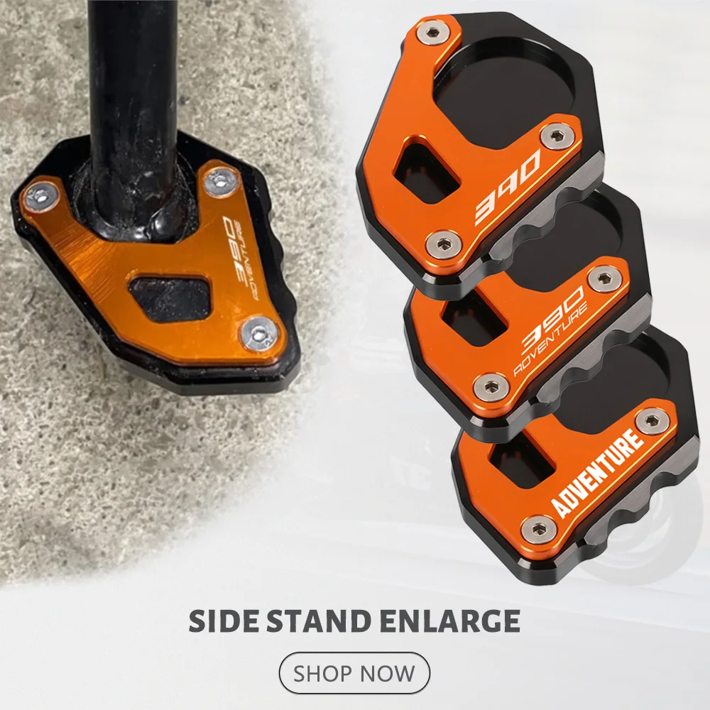 

2025 FOR KTM 390ADV 250 390 Adventure 2019-2024 Motorcycle Accessories Kickstand Side Stand Enlarger Extension Enlarger Pate Pad