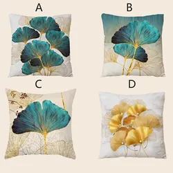 1pc Ginkgo Leaves Printed Pillowcase - Soft and Cozy Plush Design ForComfortable Sleep