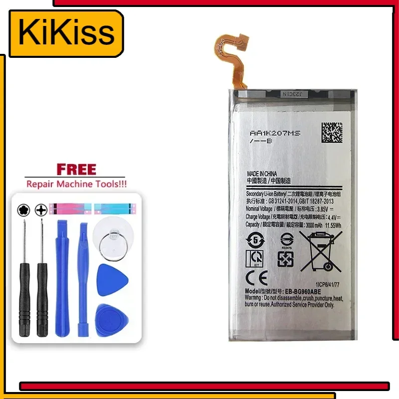 

Replacement Phone Battery For Samsung Galaxy S9 G9600 SM-G960F SM-G960 G960F G960 EB-BG960ABE 3000mAh