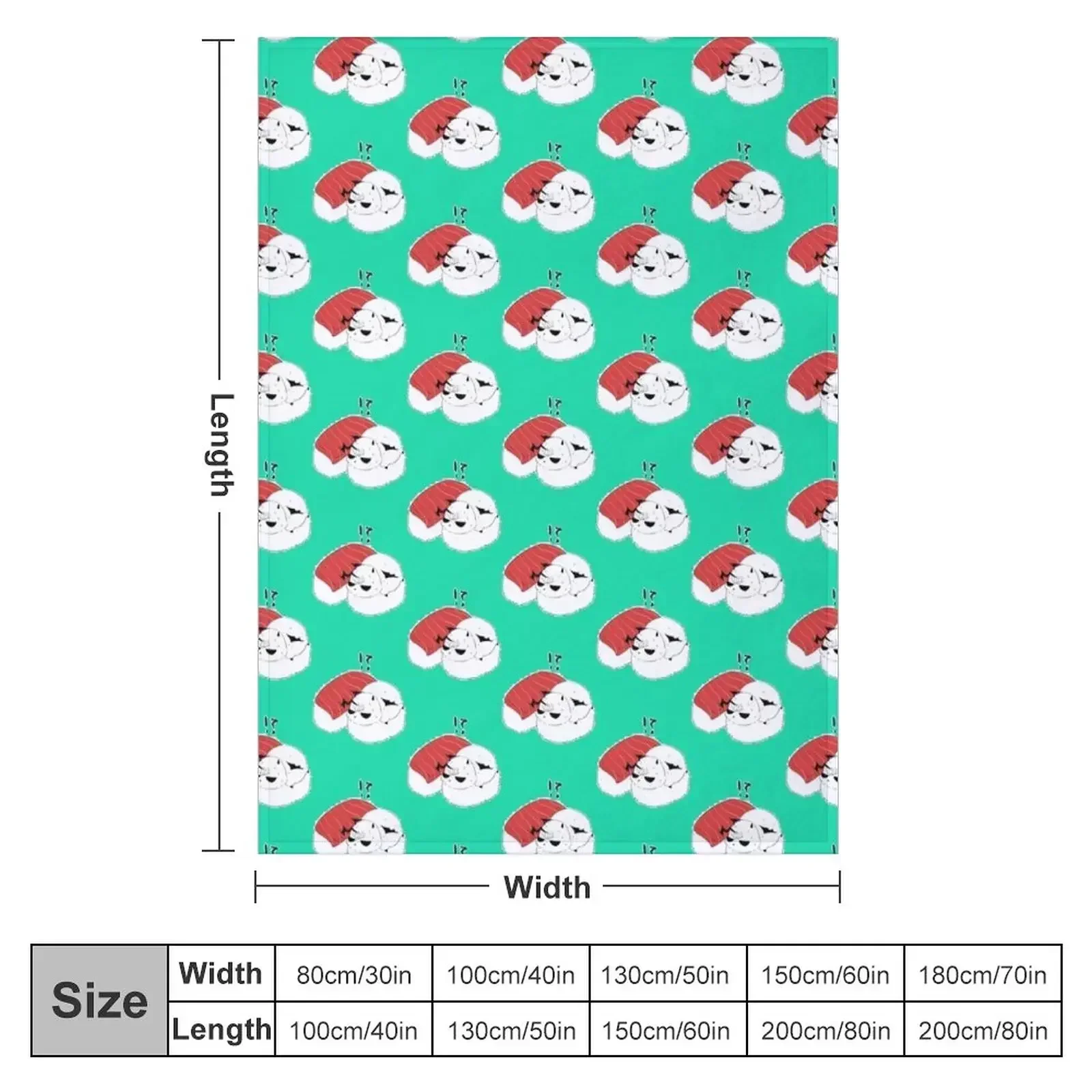 New EGG-IE SUSHI (Welcome to Demon School, Iruma-kun) Throw Blanket Multi-Purpose Flannel Fabric decorative Blankets