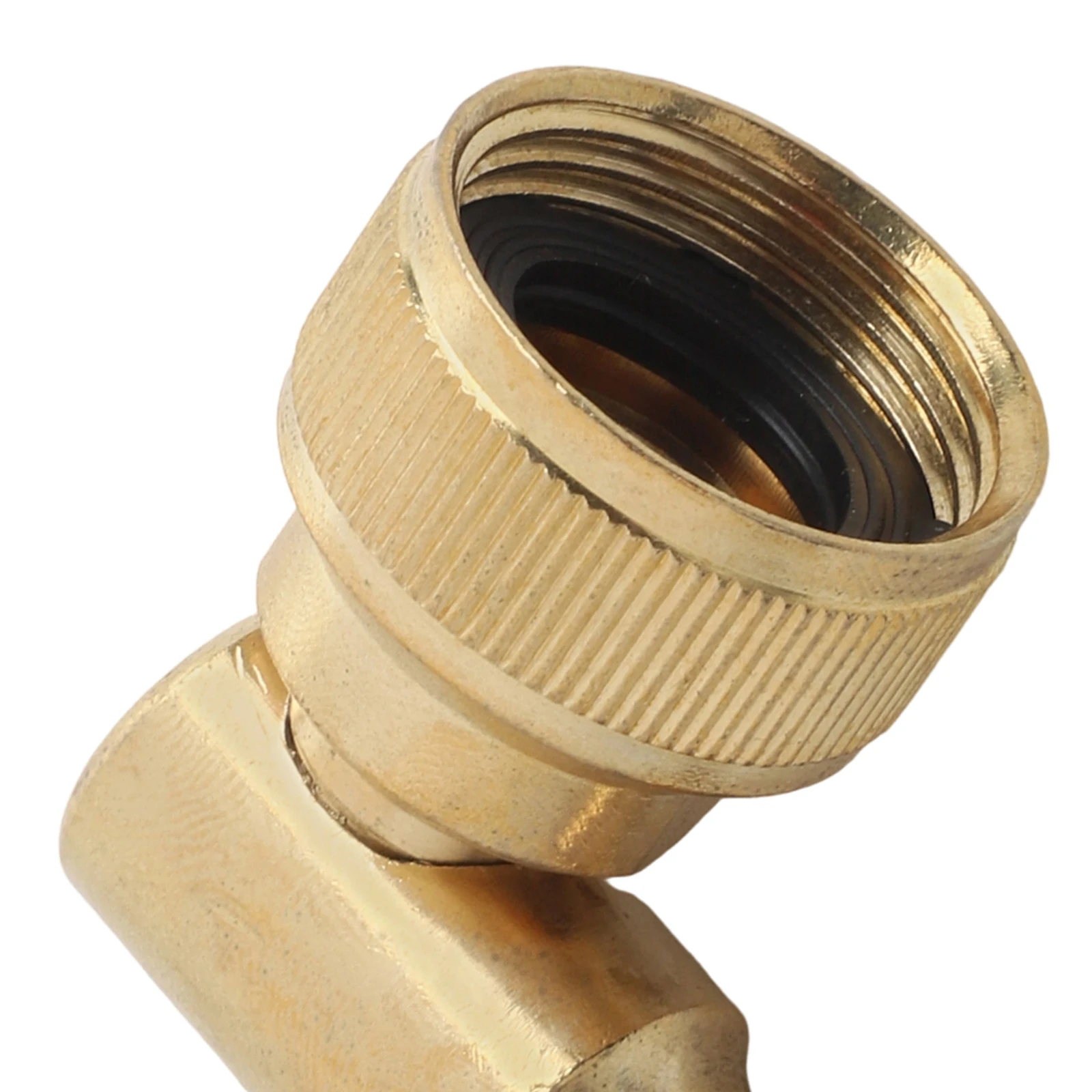 High Quality New Practical Swivel Elbow Elbow Gold Outdoor Garden Quick Connector 1PCS 3/4in Brass For Hosereels