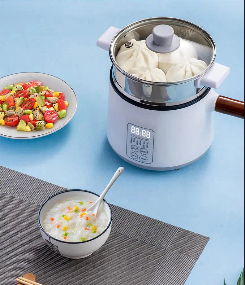 

Multifunction Electric Mini Cooking Pot 1.8L with Steam Function