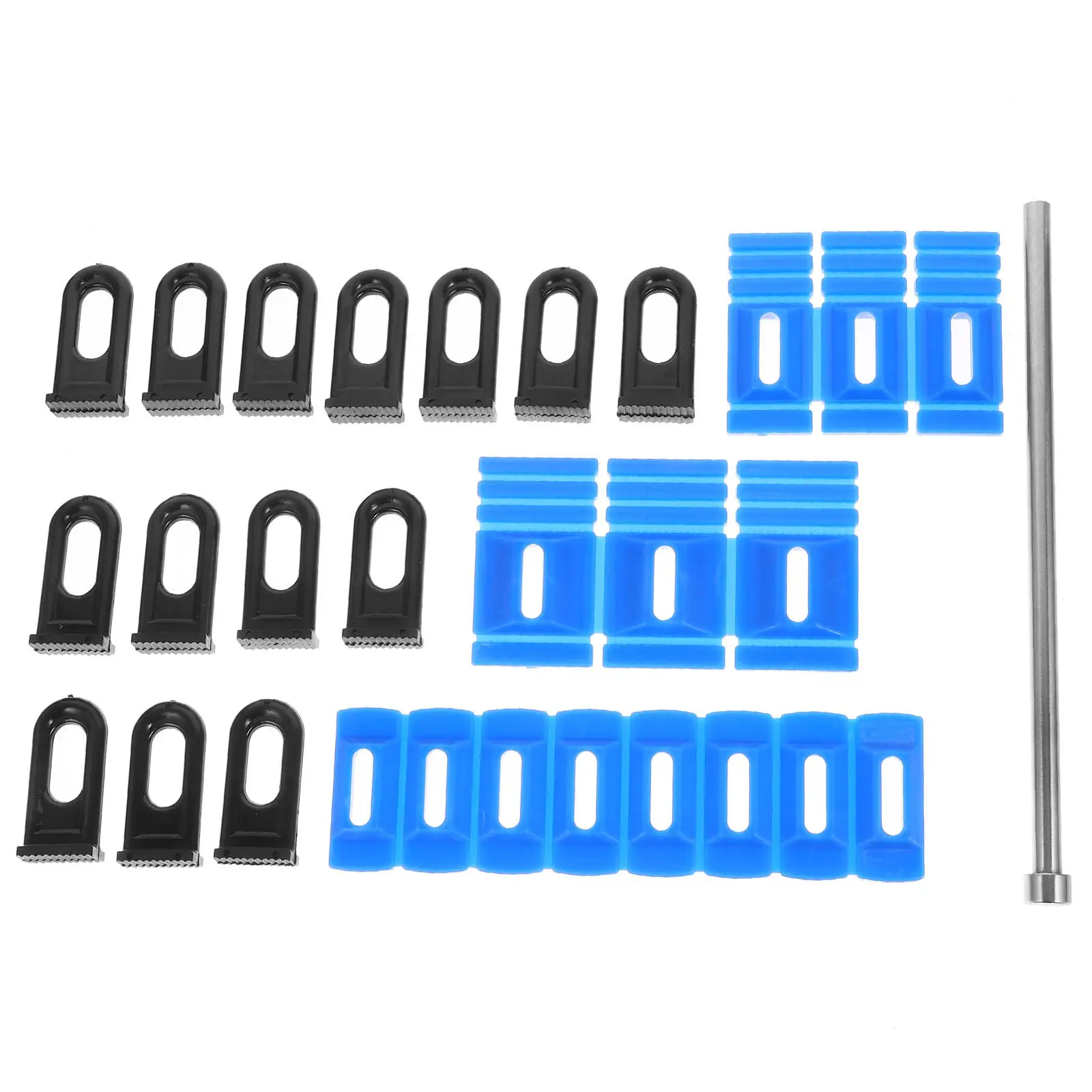 

1Set Automotive Tool Kit Stainless Steel Plastic Puller Tabs for Bumper Door Ding Hail Damage Removal Without