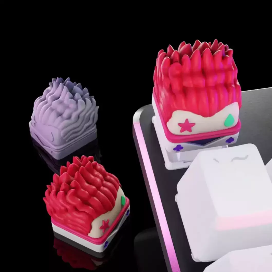 HUNTER × HUNTER GON · FREECSS Killua Zoldyck resina 3D teclas de anime personalizadas